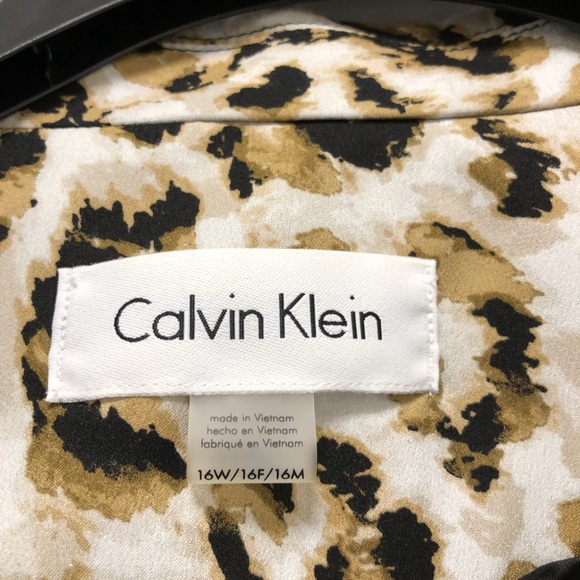 Calvin Klein Leopard Jacket - Picture 3 of 3